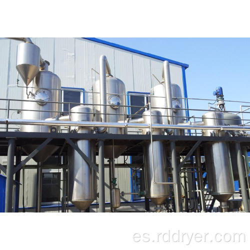 Aguas residuales tratamiento evaporador de efecto múltiple